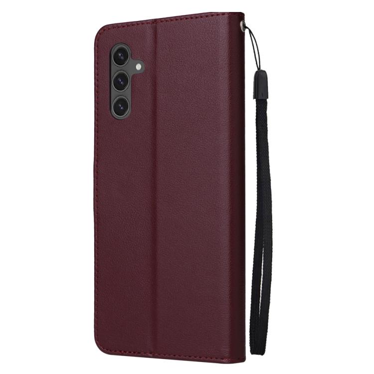 For Galaxy S26 FE / S25 FE 5G 3-Card Slots Multifunctional Leather Phone Case
