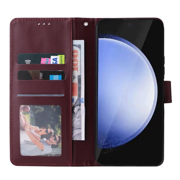 For Galaxy S26 FE / S25 FE 5G 3-Card Slots Multifunctional Leather Phone Case