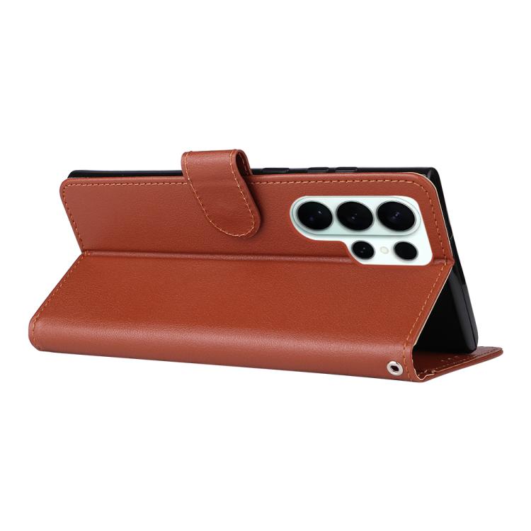 For Galaxy S26 Ultra 5G 3-Card Slots Multifunctional Leather Phone Case