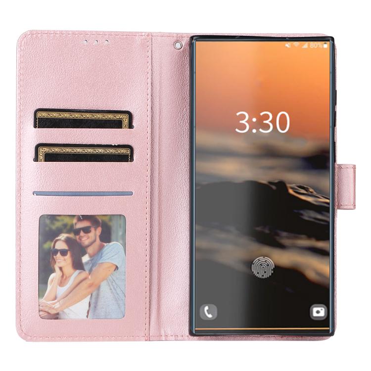 For Galaxy S26 Ultra 5G 3-Card Slots Multifunctional Leather Phone Case
