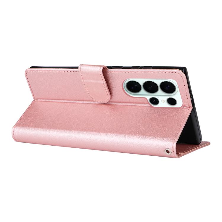 For Galaxy S26 Ultra 5G 3-Card Slots Multifunctional Leather Phone Case
