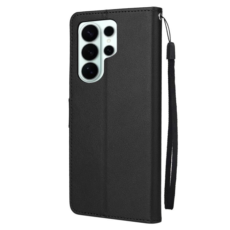 For Galaxy S26 Ultra 5G 3-Card Slots Multifunctional Leather Phone Case