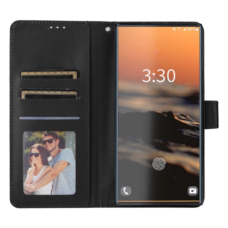 For Galaxy S26 Ultra 5G 3-Card Slots Multifunctional Leather Phone Case