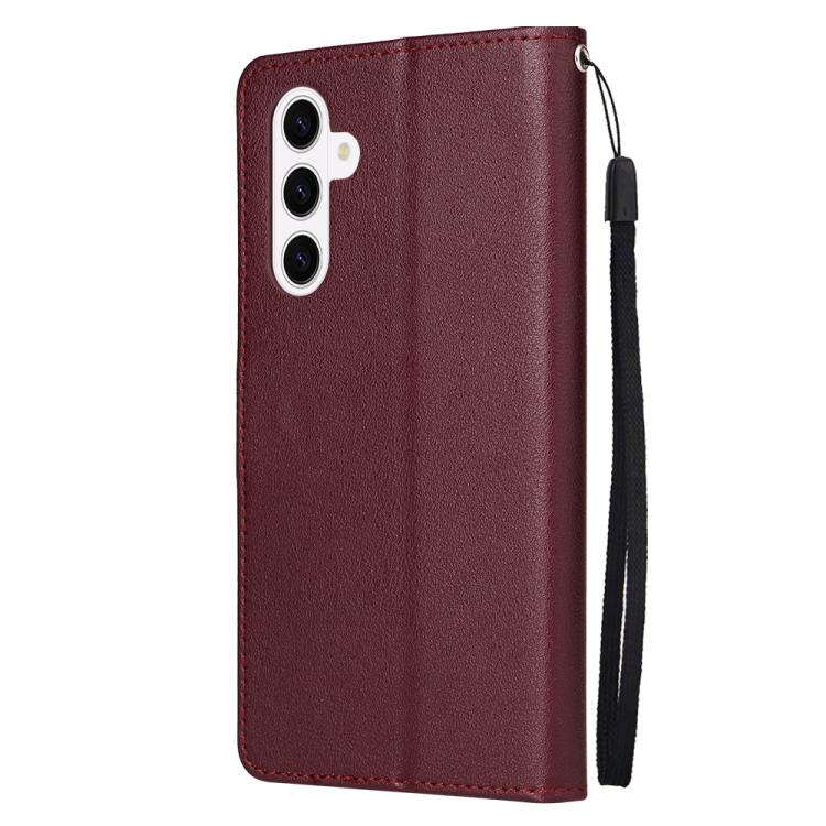 For Galaxy S26+ 5G 3-Card Slots Multifunctional Leather Phone Case