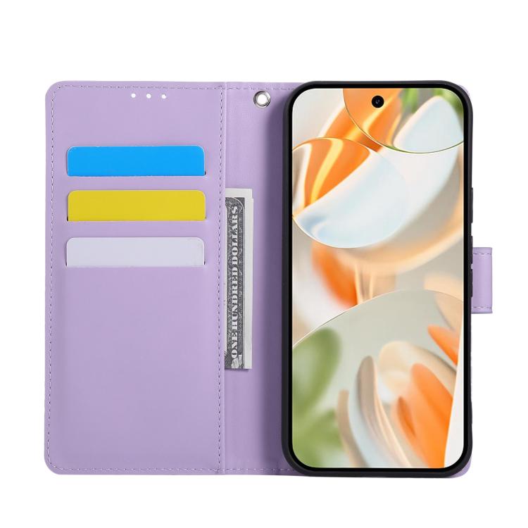 For Google Pixel 9 / 9 Pro Rose Flower Embossed 3-Card Slots Leather Phone Case