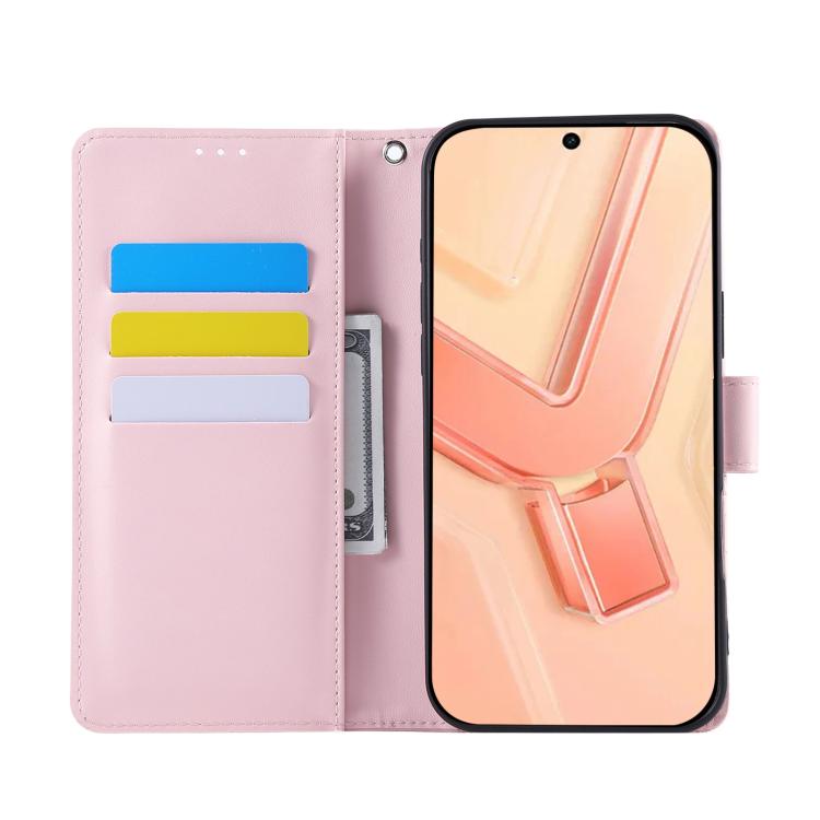For Redmi Note 13 5G Rose Flower Embossed 3-Card Slots Leather Phone Case