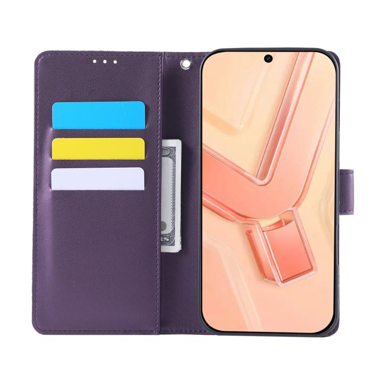 For Redmi Note 13 5G Rose Flower Embossed 3-Card Slots Leather Phone Case