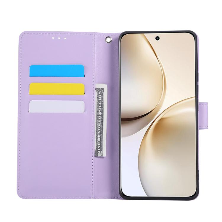 For Realme 14 Pro+ 5G Global Rose Flower Embossed 3-Card Slots Leather Phone Case