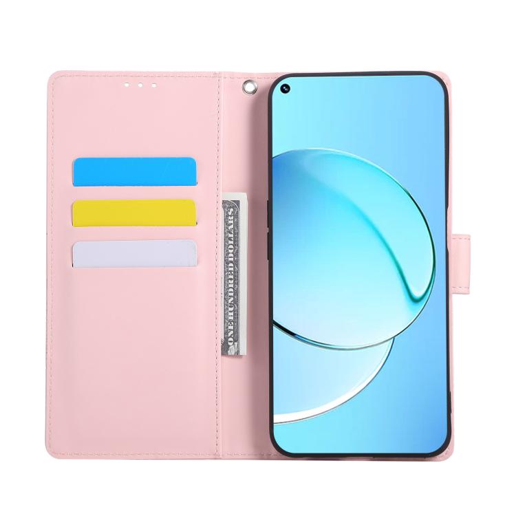 For Realme 10 4G Rose Flower Embossed 3-Card Slots Leather Phone Case