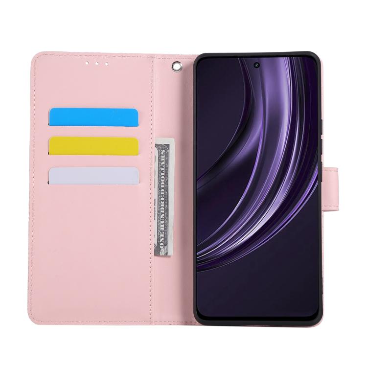For Realme 11 Pro 5G / 11 Pro+ 5G Rose Flower Embossed 3-Card Slots Leather Phone Case