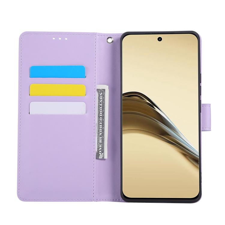 For Realme 13 Pro Rose Flower Embossed 3-Card Slots Leather Phone Case