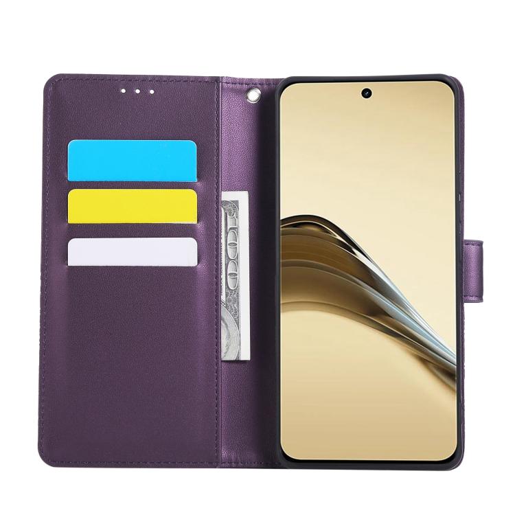 For Realme 13 Pro Rose Flower Embossed 3-Card Slots Leather Phone Case