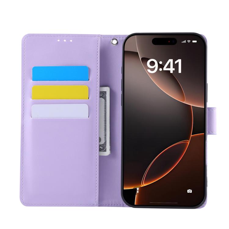 For iPhone 14 Pro Rose Flower Embossed 3-Card Slots Leather Phone Case