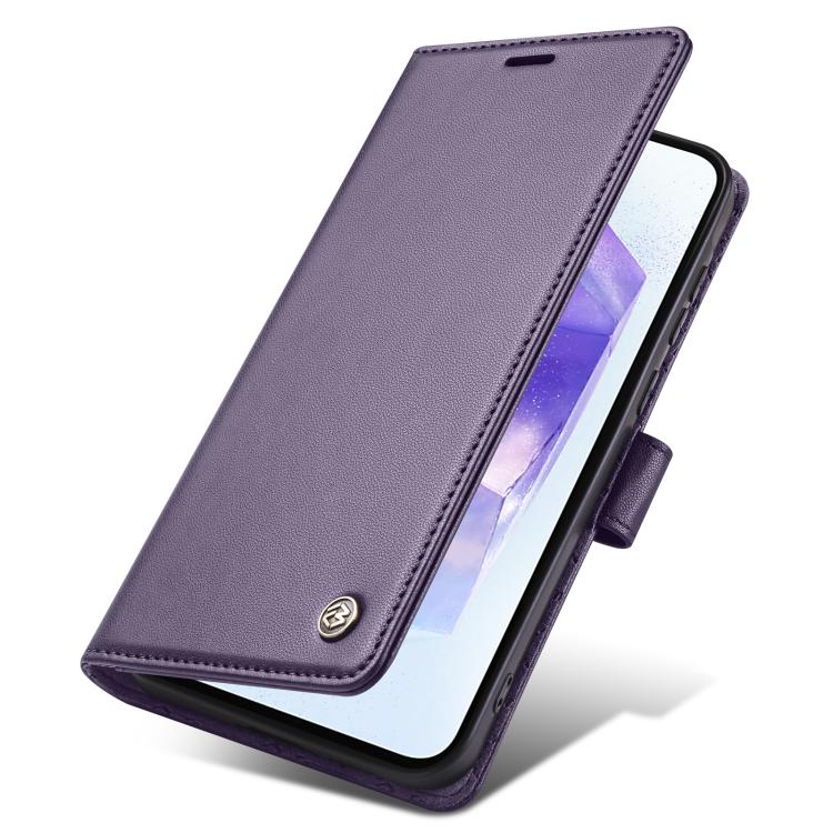 For Samsung Galaxy A55 5G Forwenw F6 Series RFID Leather Phone Case