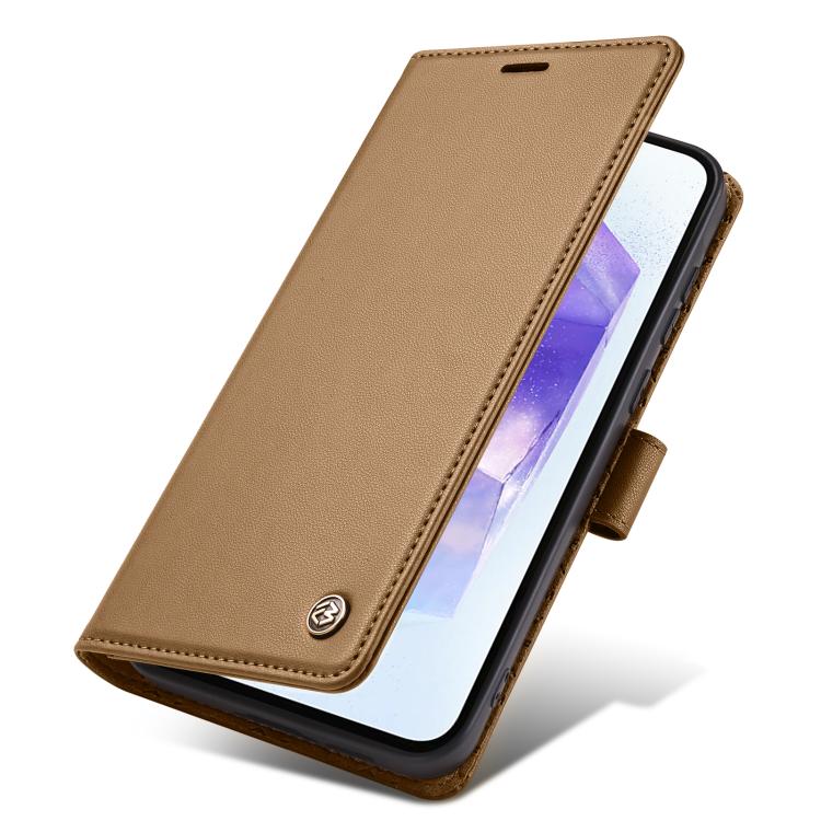 For Samsung Galaxy A15 Forwenw F6 Series RFID Leather Phone Case