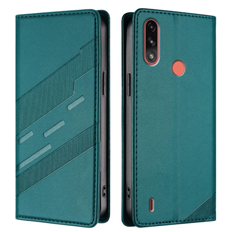 For Motorola Moto E7 Power Embossed Multi-functional Wallet Retro Leather Phone Case