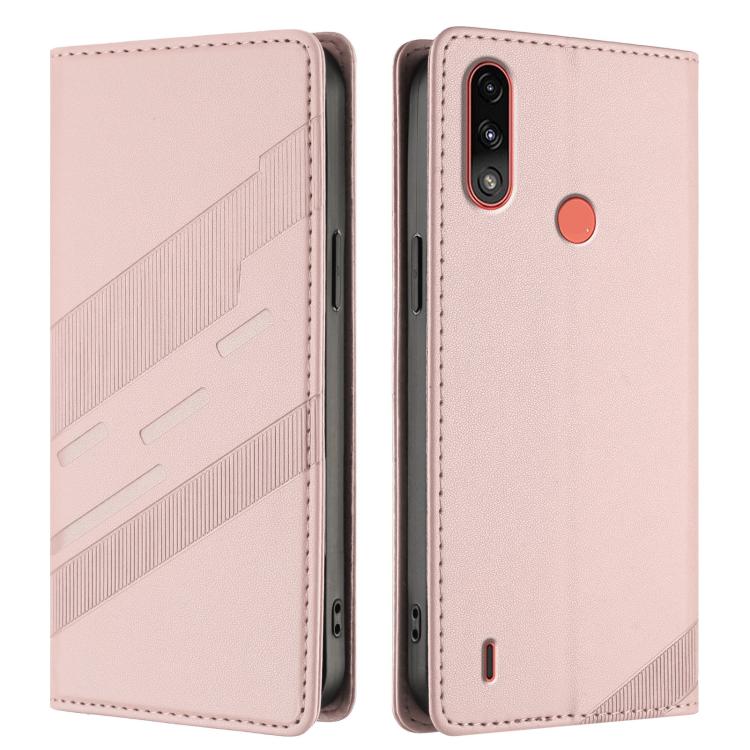 For Motorola Moto E7 Power Embossed Multi-functional Wallet Retro Leather Phone Case