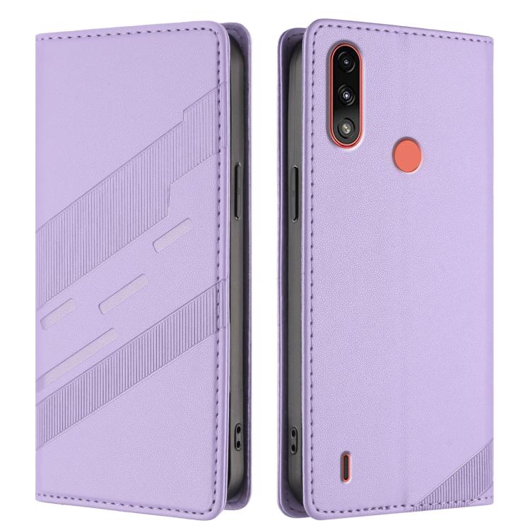 For Motorola Moto E7 Power Embossed Multi-functional Wallet Retro Leather Phone Case