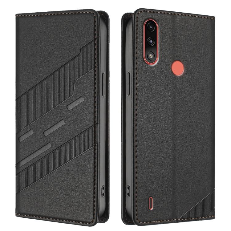 For Motorola Moto E7 Power Embossed Multi-functional Wallet Retro Leather Phone Case