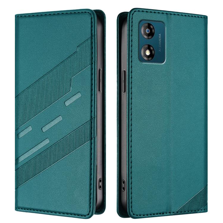 For Motorola Moto E13 Embossed Multi-functional Wallet Retro Leather Phone Case