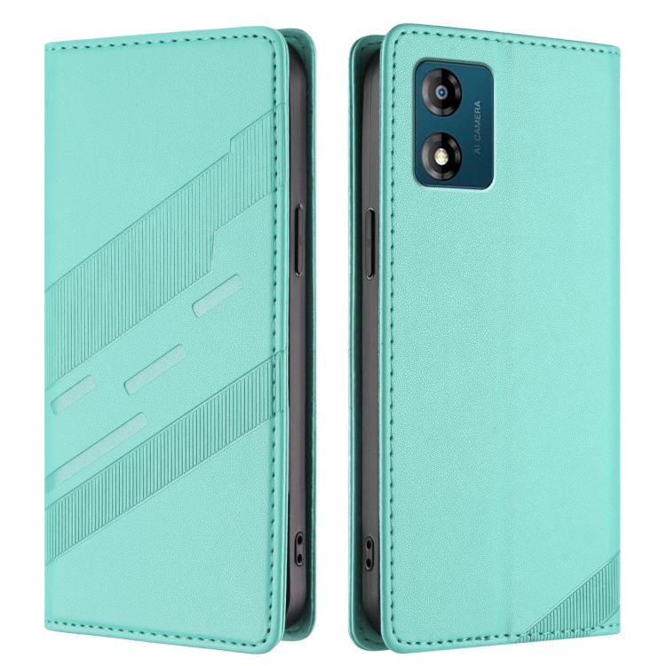For Motorola Moto E13 Embossed Multi-functional Wallet Retro Leather Phone Case