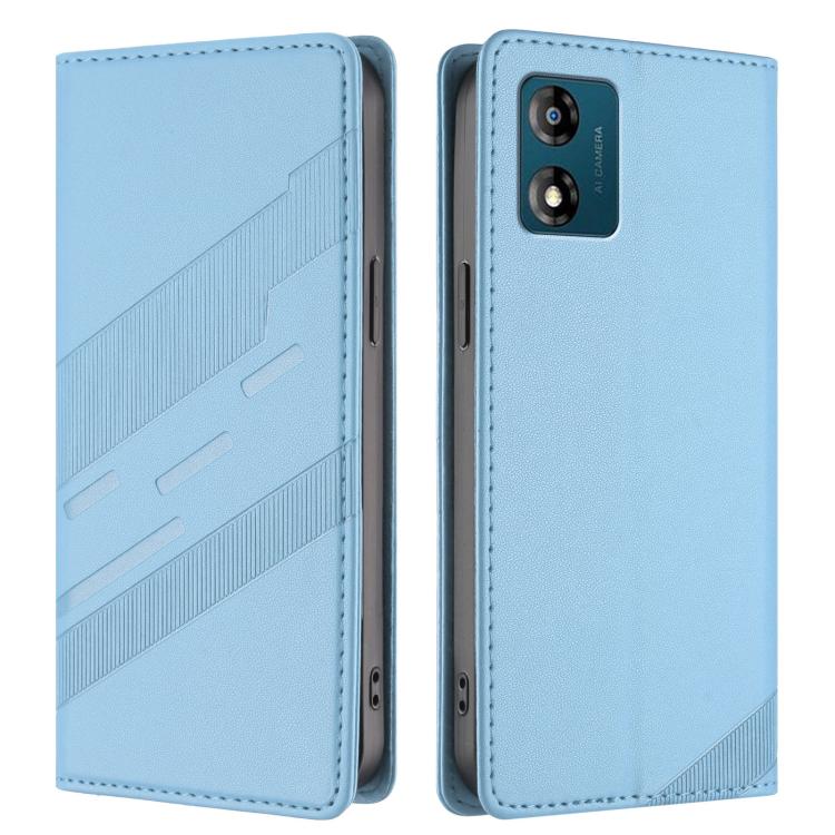 For Motorola Moto E13 Embossed Multi-functional Wallet Retro Leather Phone Case