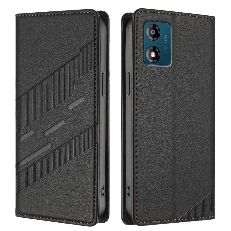 For Motorola Moto E13 Embossed Multi-functional Wallet Retro Leather Phone Case