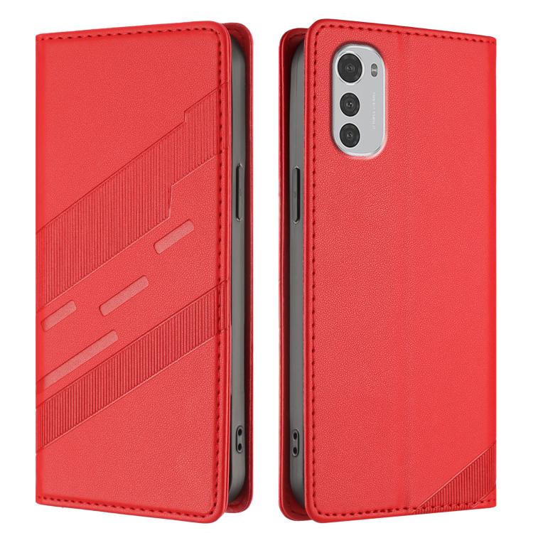 For Motorola Moto E32 Embossed Multi-functional Wallet Retro Leather Phone Case