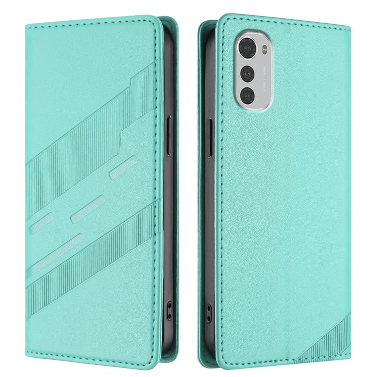 For Motorola Moto E32 Embossed Multi-functional Wallet Retro Leather Phone Case