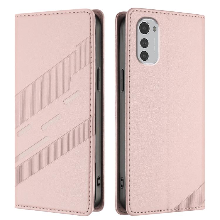 For Motorola Moto E32 Embossed Multi-functional Wallet Retro Leather Phone Case