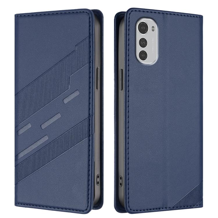 For Motorola Moto E32 Embossed Multi-functional Wallet Retro Leather Phone Case