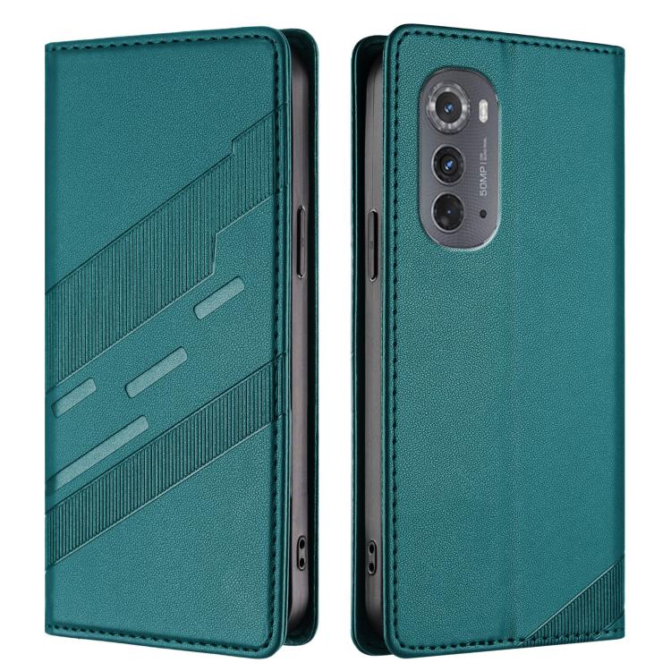 For Motorola Edge 2022 Embossed Multi-functional Wallet Retro Leather Phone Case