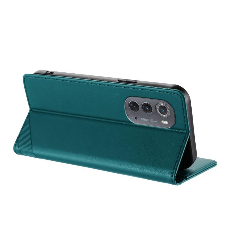 For Motorola Edge 2022 Embossed Multi-functional Wallet Retro Leather Phone Case