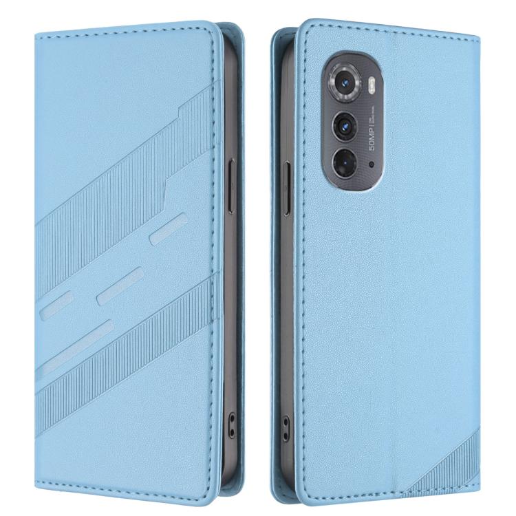 For Motorola Edge 2022 Embossed Multi-functional Wallet Retro Leather Phone Case