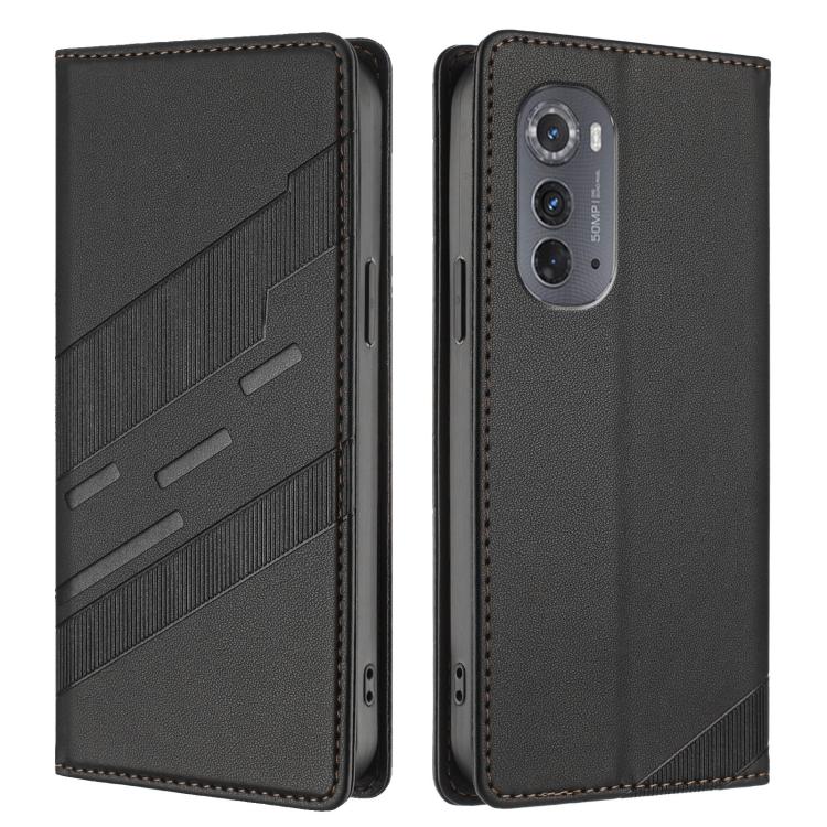 For Motorola Edge 2022 Embossed Multi-functional Wallet Retro Leather Phone Case