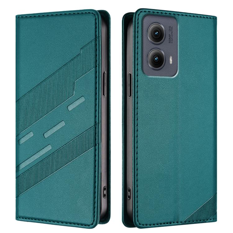 For Motorola Edge 5G 2024 Embossed Multi-functional Wallet Retro Leather Phone Case