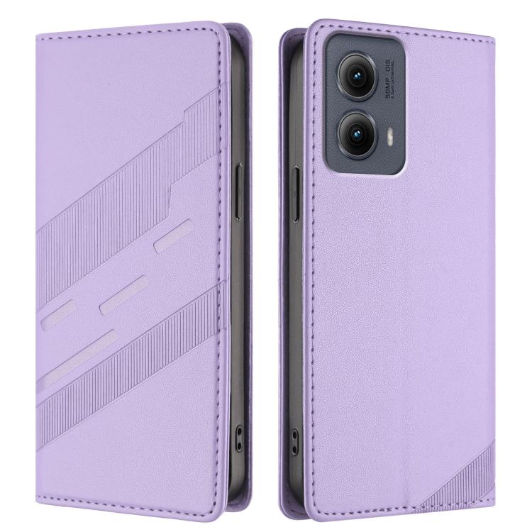 For Motorola Edge 5G 2024 Embossed Multi-functional Wallet Retro Leather Phone Case