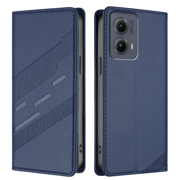 For Motorola Edge 5G 2024 Embossed Multi-functional Wallet Retro Leather Phone Case