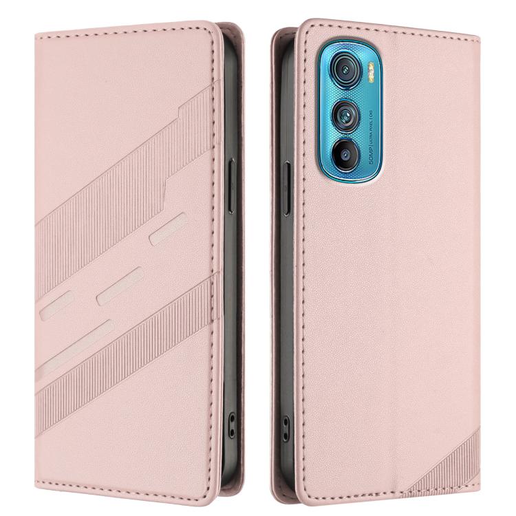 For Motorola Edge 30 Embossed Multi-functional Wallet Retro Leather Phone Case
