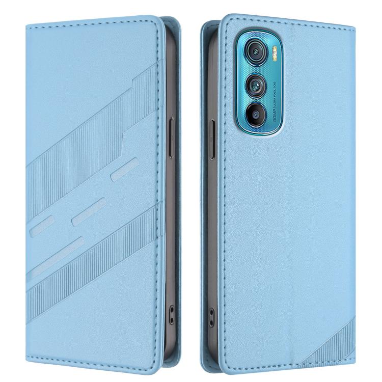 For Motorola Edge 30 Embossed Multi-functional Wallet Retro Leather Phone Case