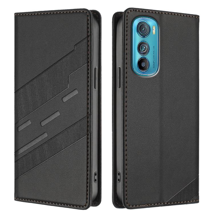 For Motorola Edge 30 Embossed Multi-functional Wallet Retro Leather Phone Case