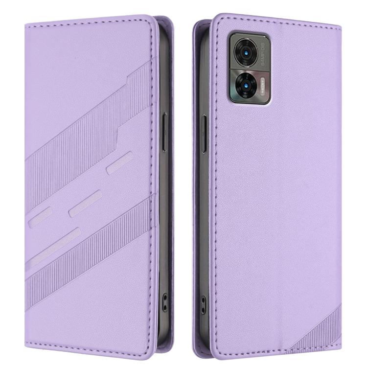 For Motorola Edge 30 Neo Embossed Multi-functional Wallet Retro Leather Phone Case
