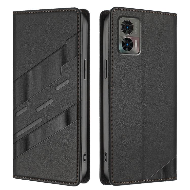 For Motorola Edge 30 Neo Embossed Multi-functional Wallet Retro Leather Phone Case