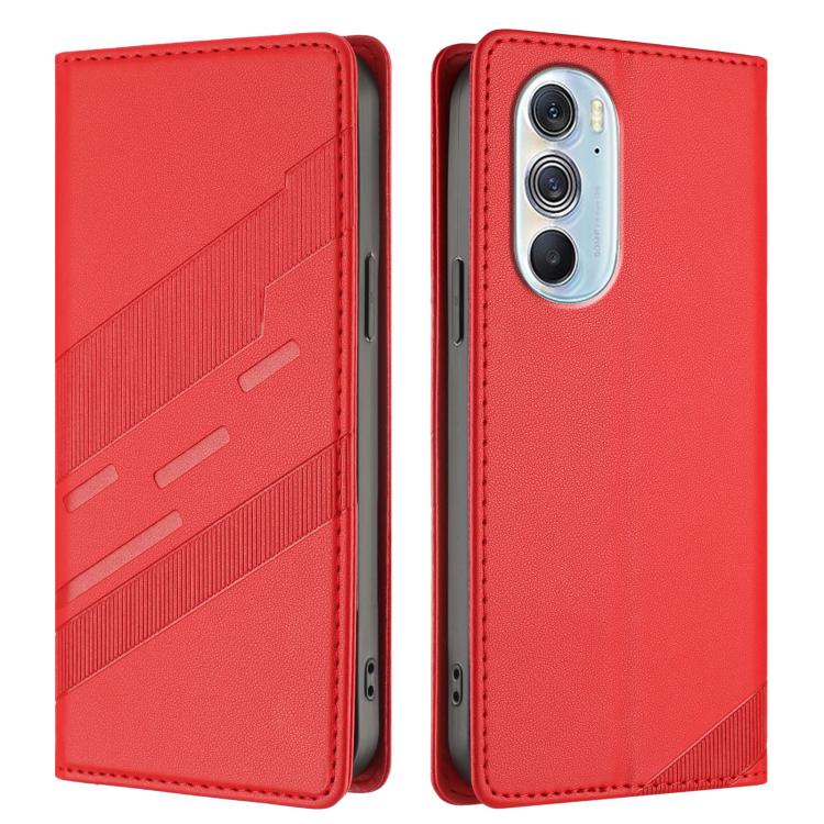 For Motorola Edge 30 Pro Embossed Multi-functional Wallet Retro Leather Phone Case