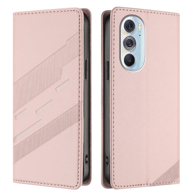 For Motorola Edge 30 Pro Embossed Multi-functional Wallet Retro Leather Phone Case