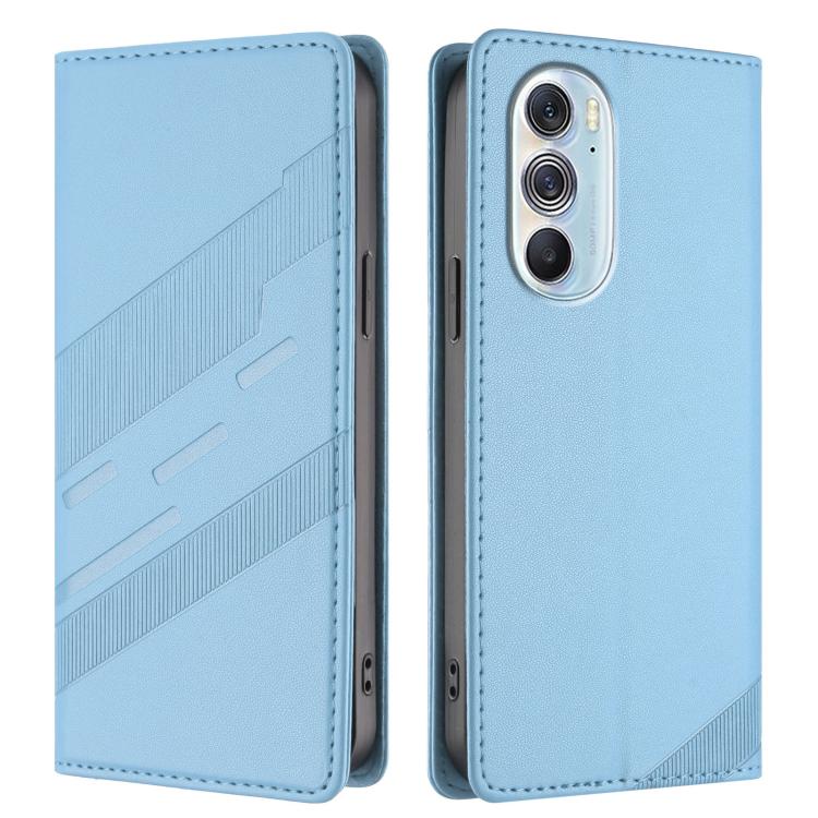 For Motorola Edge 30 Pro Embossed Multi-functional Wallet Retro Leather Phone Case