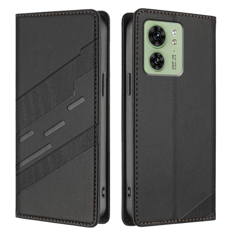 For Motorola Edge 40 Embossed Multi-functional Wallet Retro Leather Phone Case