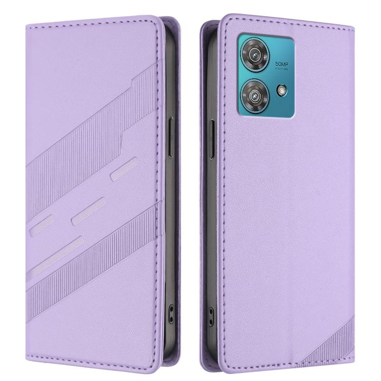 For Motorola Edge 40 Neo 5G Embossed Multi-functional Wallet Retro Leather Phone Case