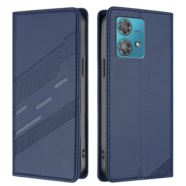 For Motorola Edge 40 Neo 5G Embossed Multi-functional Wallet Retro Leather Phone Case