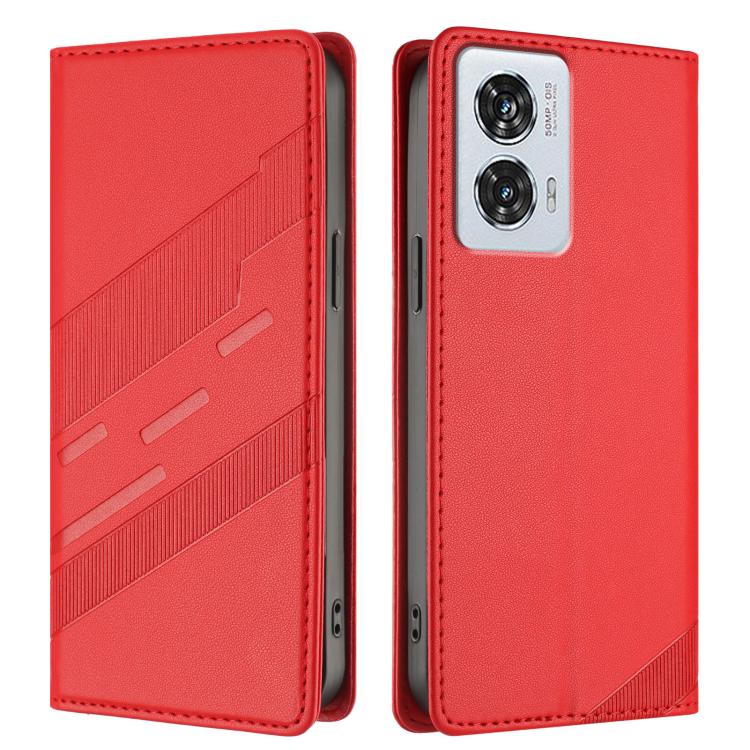 For Motorola Edge 50 Fusion Embossed Multi-functional Wallet Retro Leather Phone Case